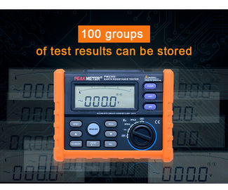 High Performance Earth Ground Resistance Tester 0 Ohm - 4000 Ohm Measurement