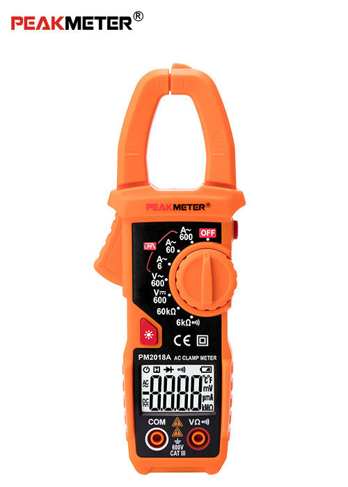 6000 Counts Mini Digital AC Clamp Meters With NonContact Voltage Detection