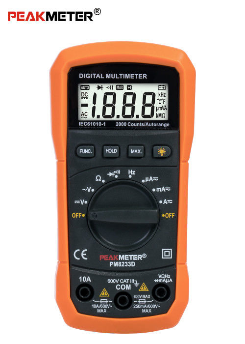 High Precision Digital Multimeter With Auto Range And Temperature