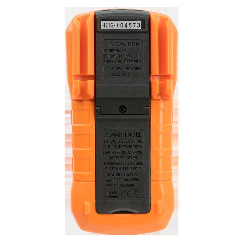 600mV NCV Frequency Backlight Temperature Transistor AA Batteries