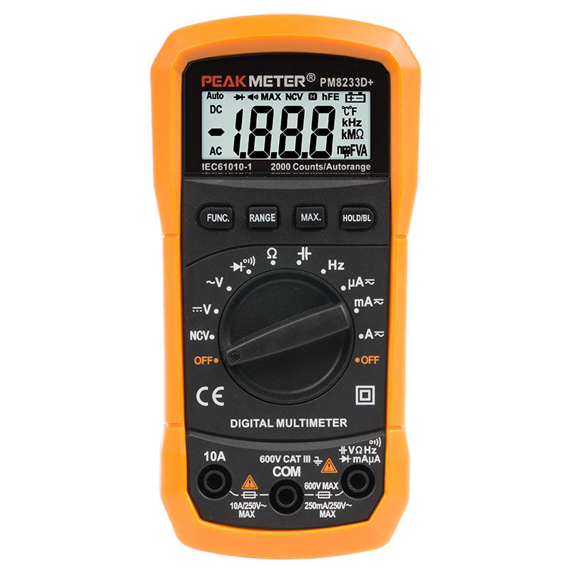 Specialize Smart Automotive Digital Multimeter DC9V 6F22