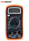 Manual Range Handheld Digital Multimeter Voltage DC Current  Resistance Temperature Detection