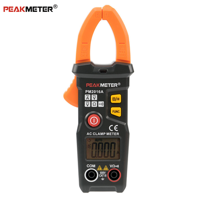 Resistance Tester Ac Digital Clamp Meter , Custom Leakage Current Clamp Meter
