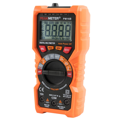 6000 Counts Handheld Digital Multimeter T-RMS Workshop NCV Test Low Battery Indication Meter