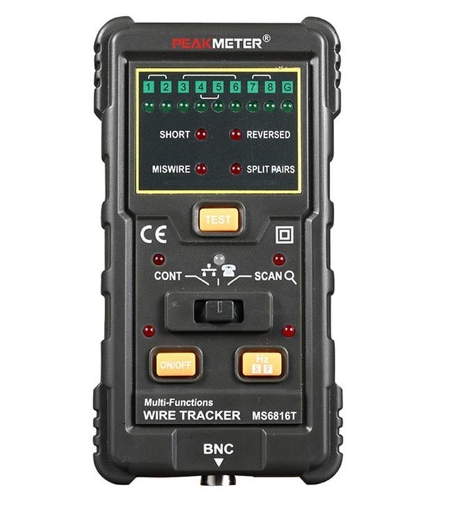 UTP And STP Cable Line Tester Electrical Wire Tracer High Precision