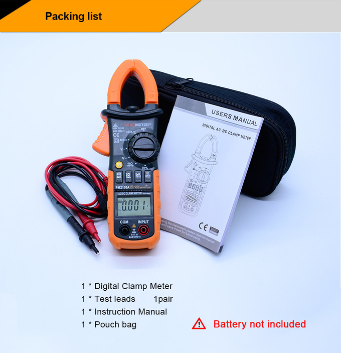 Earth Ground Testing Digital Clamp Meter Multimeter High Reliability