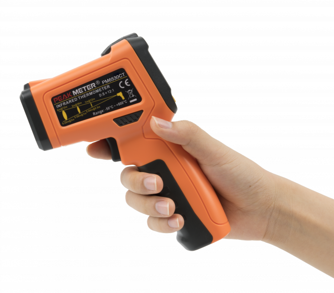 Nhiệt kế hồng ngoại cầm tay 670nm 1mW 0,5 giây với dịch vụ đám mây