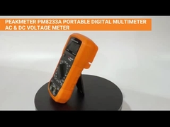 True RMS Handheld Digital Multimeter AC / DC Voltage Resistance Measurement