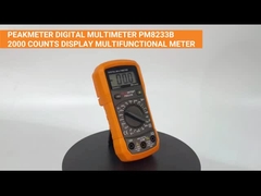 Multifunctional Digital Volt Ohm Meter , Manual Range Digital Multi Meter