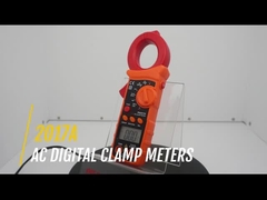 True RMS AC Digital Clamp Tester , Digital Clamp Multimeter  Frequency And Resistance Tester