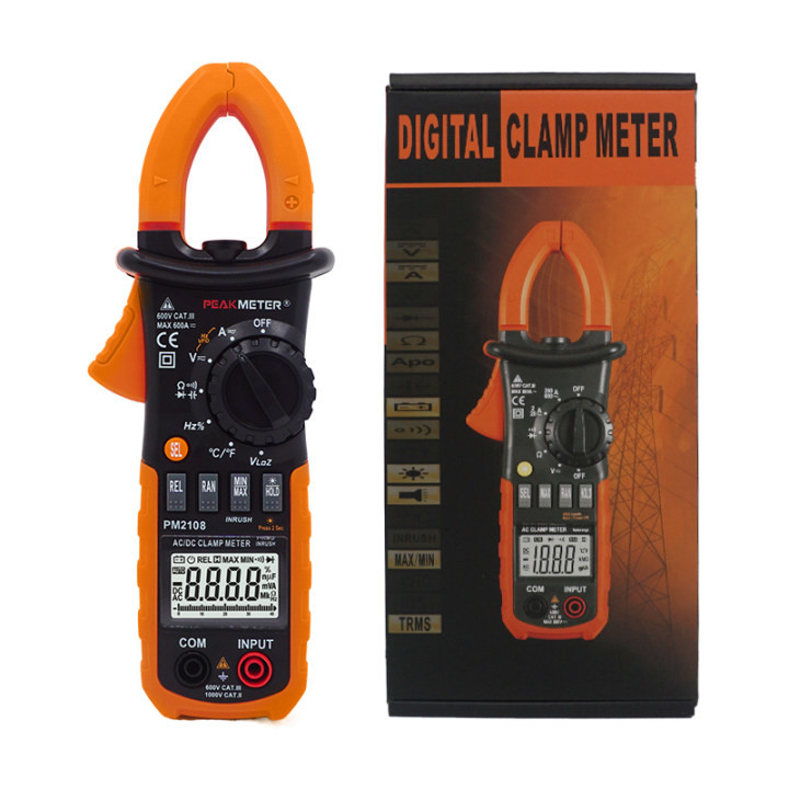 AC/DC Digital CLamp Meter With Ammeter , Voltmeter ,Double Mold,Diode ...