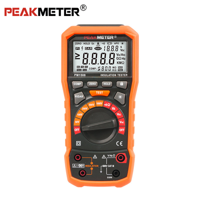 PM1508 100MOhm insulation test 600V 1KHz Handheld Insulation Resistance Measurement Tester
