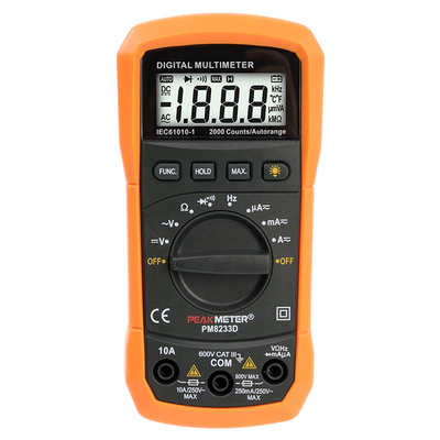 High Performance Automotive Amp Meter Tester , Auto Electrical Tester Multimeter