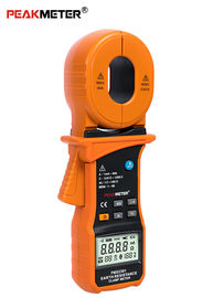 Auto ranging Orange 40A RMS electric power digital Ground Resistance Clamp Meter
