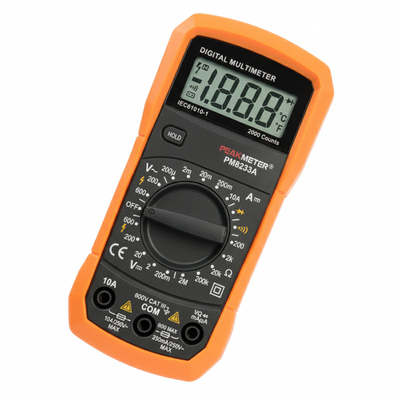 User-Friendly Digital Clamp Meter Multimeter with 3 1/2digit LCD display Measuring Resistance 200Ω-2MΩ