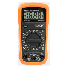 2000 Counts Handheld Digital Multimeter 600V AC&DC Voltage measurement Continuity test Meter