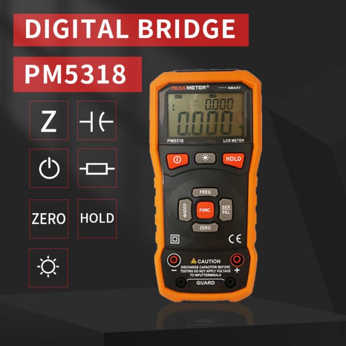 Đồng hồ vạn năng Peakmeter PM5318 Ac Dc 10 - 50 Amp Đồng hồ vạn năng kỹ thuật số tự động có độ tin cậy và an toàn cao