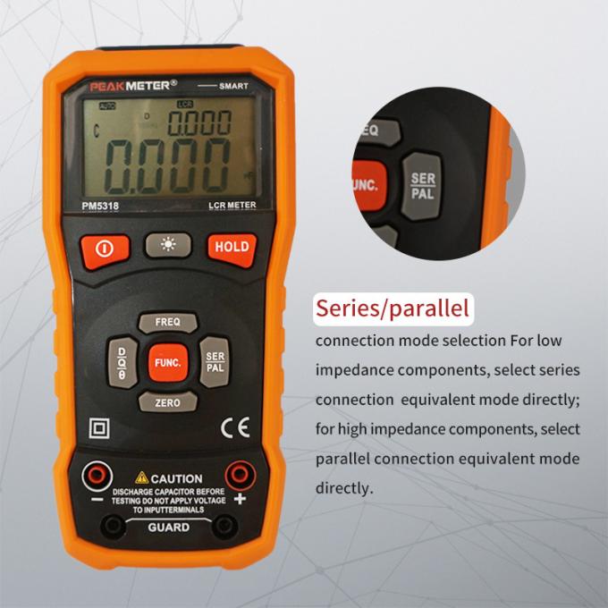 Đồng hồ vạn năng Peakmeter PM5318 Ac Dc 10 - 50 Amp Đồng hồ vạn năng kỹ thuật số tự động có độ tin cậy và an toàn cao