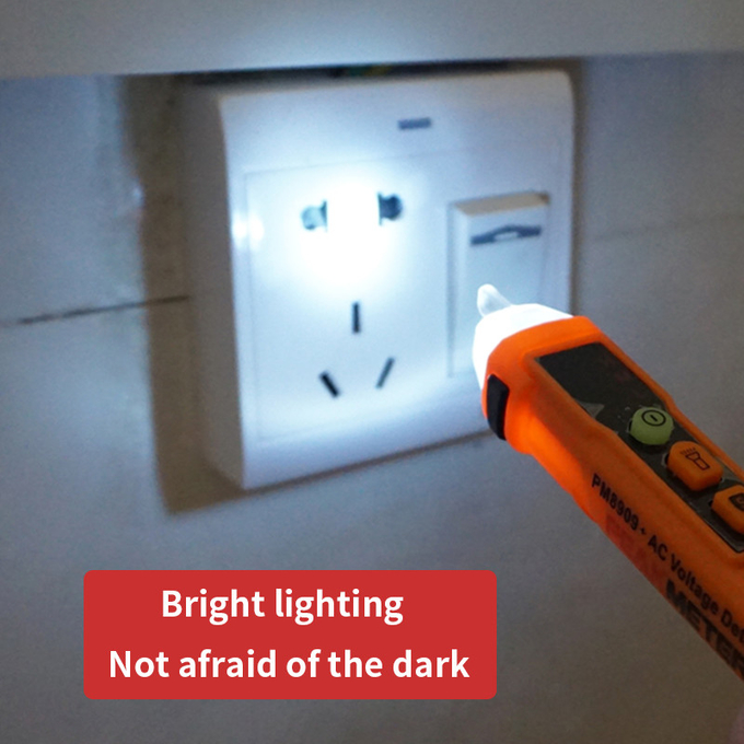 Handheld AC Voltage Detector Pen Equiped With Foldable Slotted Screwdriver