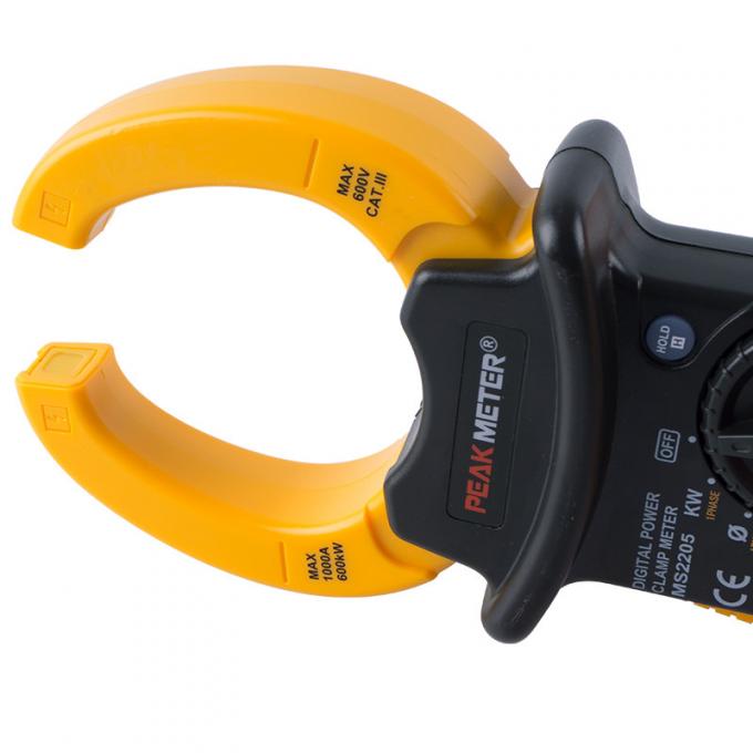 Máy đo kẹp kỹ thuật số giao diện RS232 Phạm vi tự động cho hệ thống hộp phân phối