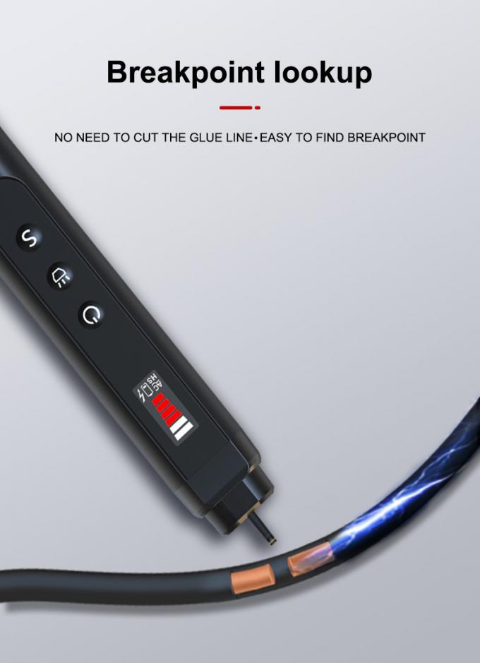 Máy dò điện áp xoay chiều không tiếp xúc Máy kiểm tra điện IP67 Màn hình LCD 50Hz/60Hz 12V ~ 1000V Chức năng báo động bằng còi