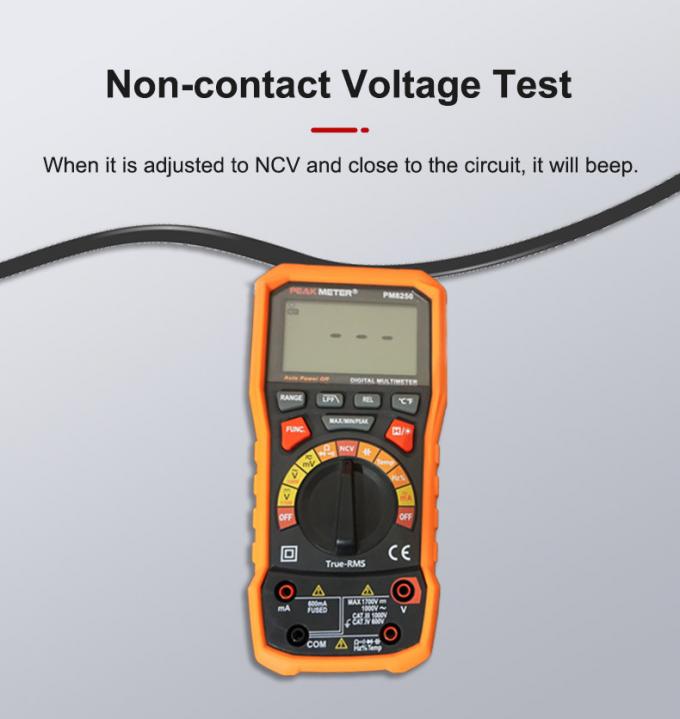 Đồng hồ vạn năng kỹ thuật số quang điện tự động Đo LPF tương đối Đồng hồ vạn năng MAX/MIN/PEAK