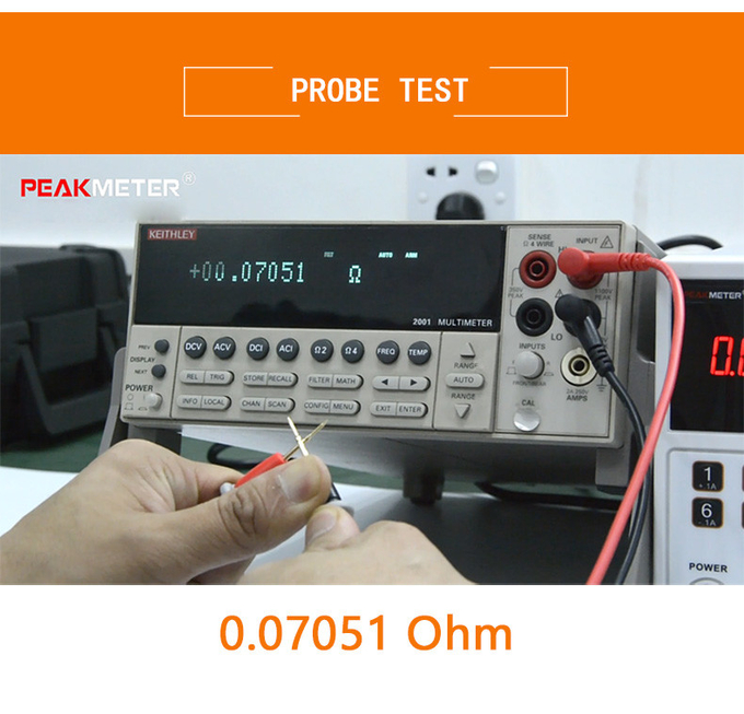 1000V / 10A Multimeter Test Probes Digital Electrical Test Leads Long