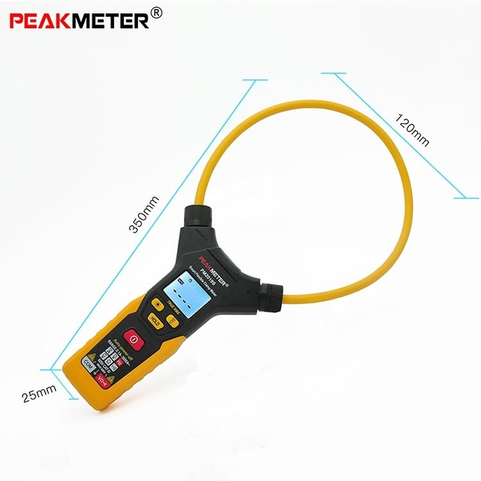Flexible Mini Low Amp Clamp For Multimeter , Ac Dc Current Clamp Meter