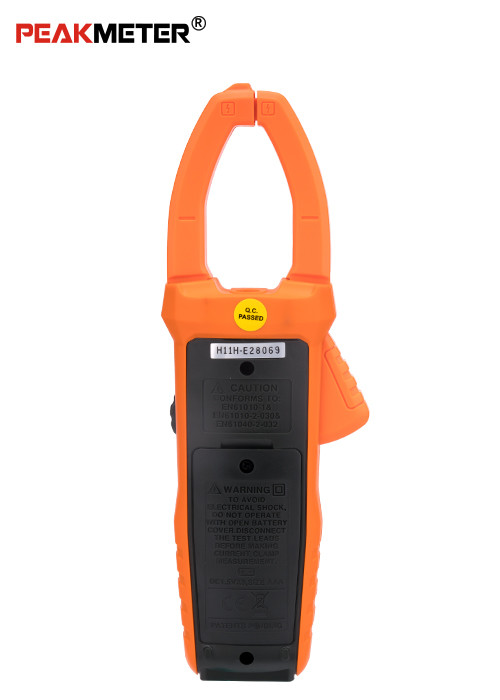 Đồng hồ đo kẹp kỹ thuật số có độ chính xác cao Đồng hồ vạn năng Bảo vệ quá tải Chỉ báo pin yếu