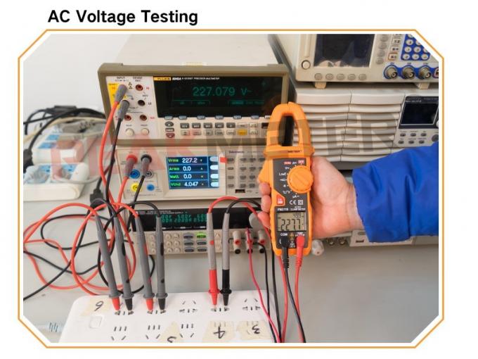 Đồng hồ đo kẹp kỹ thuật số tùy chỉnh Đồng hồ vạn năng Chức năng dò điện áp không tiếp xúc