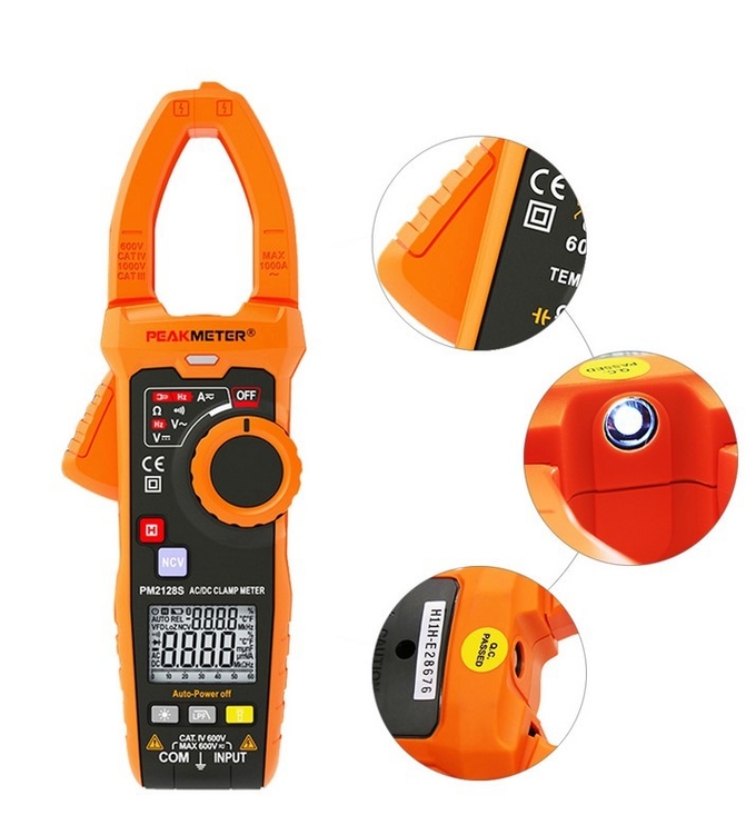 Auto And Manual Range Digital Clamp Meter Multimeter With Analogue Bar