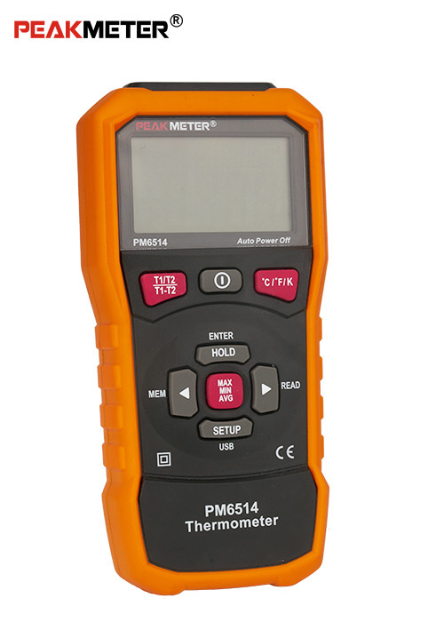 Máy đo môi trường đa chức năng Nhiệt kế kỹ thuật số công nghiệp Bảy phép đo cặp nhiệt điện