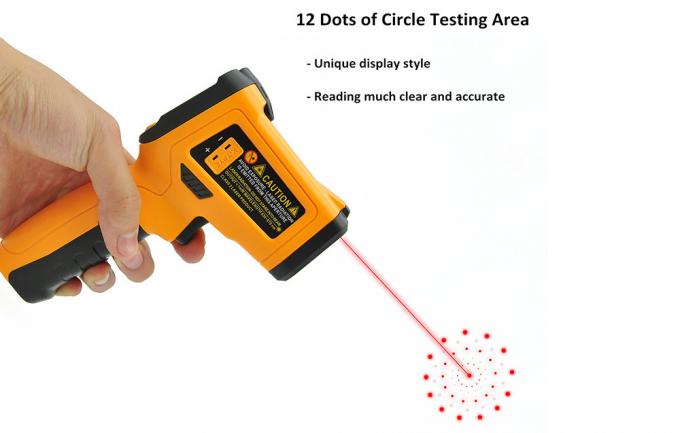 Nhiệt kế hồng ngoại Peakmeter PM6530C Nhiệt kế hồng ngoại cầm tay công nghiệp / gia đình Súng nhiệt độ tự động tắt nguồn