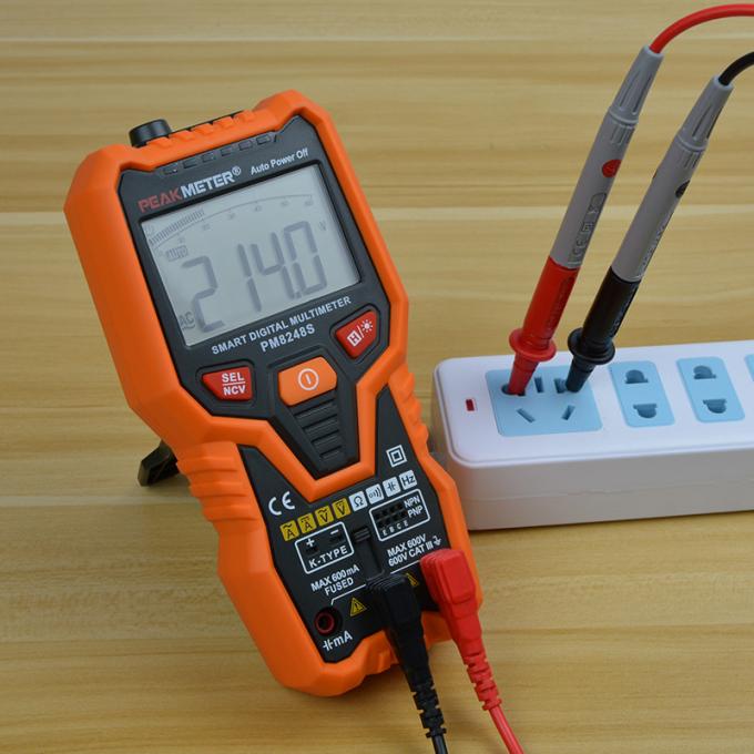 Đồng hồ vạn năng kỹ thuật số an toàn cao Autorange, Máy đo liên tục điện vạn năng tự động