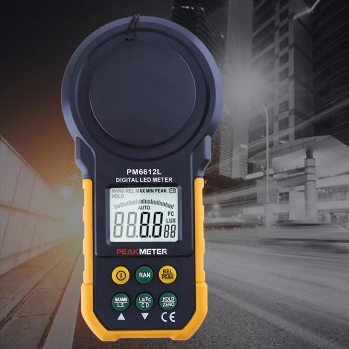 Máy đo môi trường ánh sáng Lux 200000 Đếm dụng cụ đo ánh sáng Máy kiểm tra