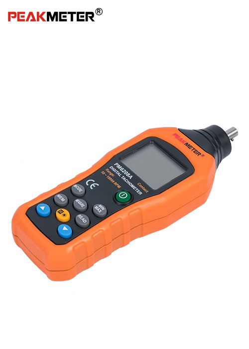 Máy đo tốc độ quay PEAKMETER PM6208A Máy đo môi trường an toàn cao cầm tay Máy đo tốc độ không tiếp xúc Hiệu suất ổn định