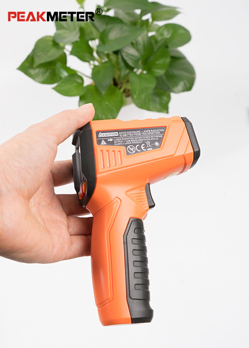 Nhiệt kế hồng ngoại Peakmeter PM6519B Nhiệt kế hồng ngoại cầm tay mini không tiếp xúc với con trỏ mục tiêu laser