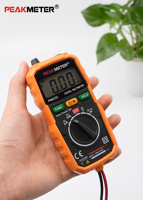 DC / AC Hiện tại Phạm vi tự động Đồng hồ vạn năng kỹ thuật số Hiệu suất ổn định chính xác cao