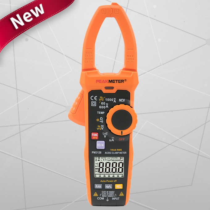 Auto / Manual Range Multimeter Clamp Meter With Analogue Bar Graph Display