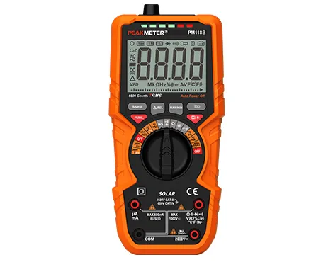 PM118B 2000V True RMS Digital Multimeter for Photovoltaic
