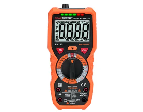 PM19D 6000 Counts Digltal Multlmeter with T-RMS