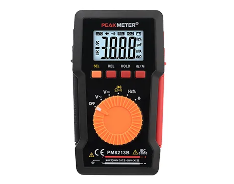 PM8213B 4000 Counts Mini Pocket Digital Multimeter with Automatic Shutdown