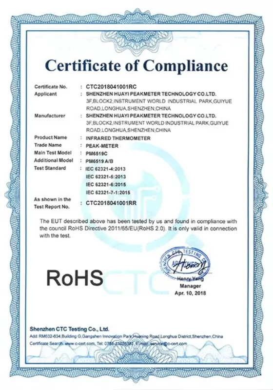 RoHs