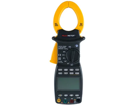 MS2203 Black Electrical Digital Power Clamp Meter Multimeter