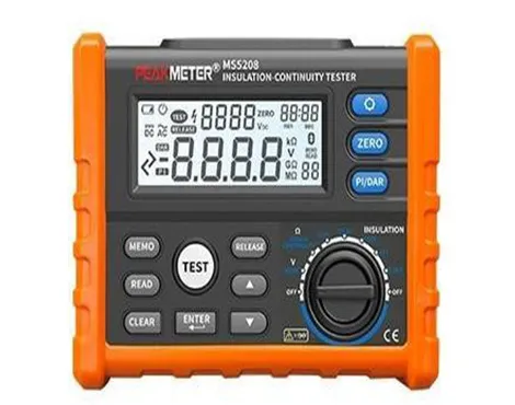 MS5208 Safe Guard Tester Digital Insulation Resistance and Continulty Tester