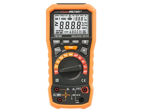 PM1508 100GOhm Max Handheld Digital Insulation Resistance Tester
