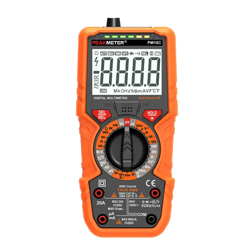 PM18C Digital Multimeter with T-RMS 20A