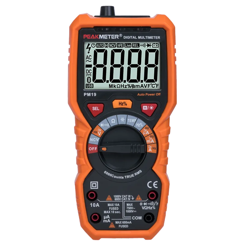 PM19 Auto Range Digital Multimeter