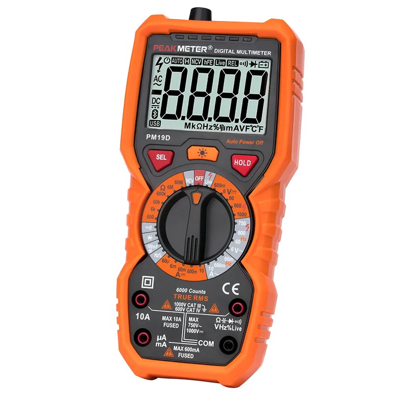 PM19D 6000 Counts Digltal Multlmeter with T-RMS
