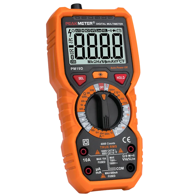 PM19D 6000 Counts Digltal Multlmeter with T-RMS